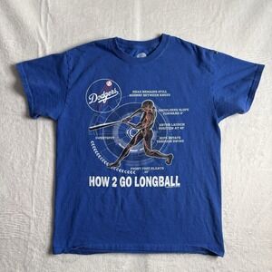 Sports Crate Los Angeles Dodgers Blue Short Sleeve Shirt Men's Medium *